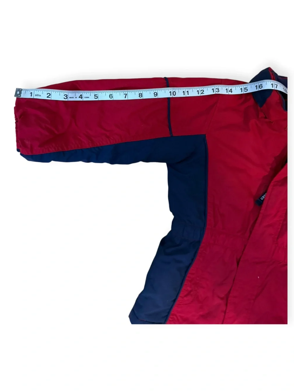 L.L. Bean Boy’s Thinsulate Parka Red/Navy Full Zip Size 4T Hidden Hood